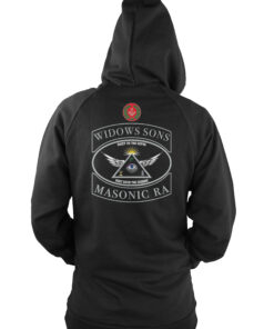 Widows Sons WS Zipper Zip Up Hoodie Mens Unisex Fleece Full-Zip Hooded Sweatshirt